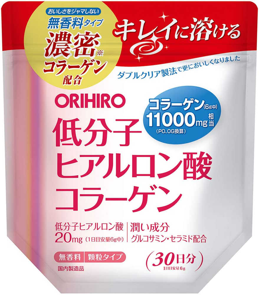 ORIHIRO Collagen Плотный коллаген с гиалуроновой кислотой и глюкозамином